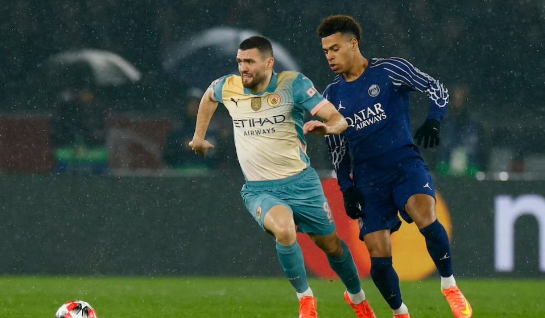 欧洲战局：巴黎圣日耳曼对垒曼彻斯特城